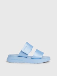 Голубой - Шлепанцы Calvin Klein Slide Double Strap Sandal Dc