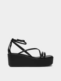 Чёрный - Босоножки Calvin Klein Wedge Sandal 30 Lth