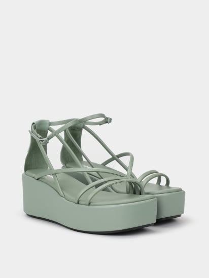 Босоніжки Calvin Klein Wedge Sandal 30 Lth модель HW0HW01949-MSW — фото 3 - INTERTOP