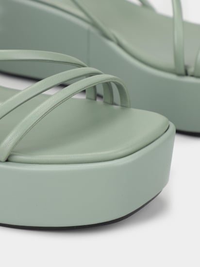 Босоножки Calvin Klein Wedge Sandal 30 Lth модель HW0HW01949-MSW — фото 4 - INTERTOP