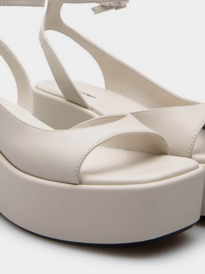 Босоножки Calvin Klein Wedge Peep Toe Sandal 30 Lth модель HW0HW01950-ACG — фото 4 - INTERTOP
