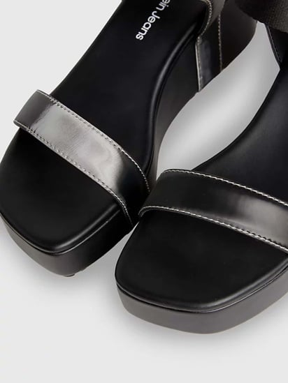 Сандалии Calvin Klein Wedge Block Sandal Metallic Dc модель YW0YW01366-0GN — фото 6 - INTERTOP