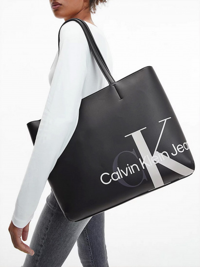 Шоппер Calvin Klein Sculpted Mono Shopper модель K60K608928_BDS — фото 4 - INTERTOP