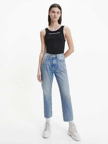 Зауженные джинсы Calvin Klein High Rise Straight Ankle модель J20J218629_1A4 — фото 4 - INTERTOP