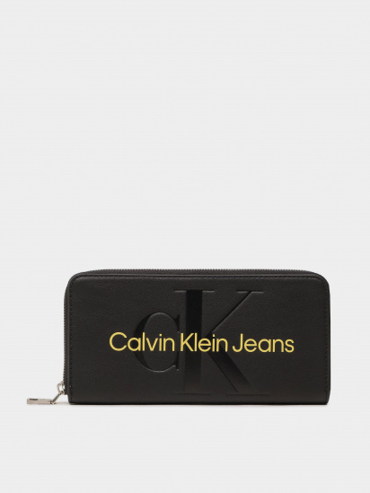 Кошелек Calvin Klein Sculpted Mono Zip Around Mono модель K60K607634-0GN — фото - INTERTOP