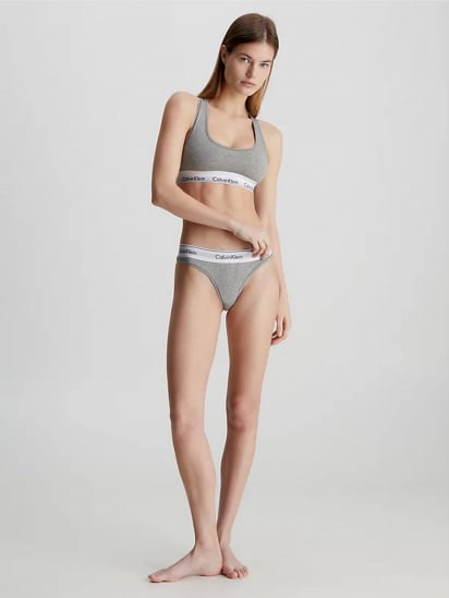 Бюстгальтер Calvin Klein Underwear Modern Cotton модель 0000F3785E-020 — фото 4 - INTERTOP