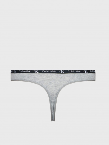 Набор трусов Calvin Klein Underwear Modern Thong модель 000QD3990E-BGH — фото 4 - INTERTOP