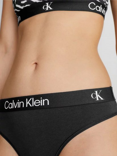 Набір трусів Calvin Klein Underwear Modern Thong модель 000QD3990E-BIK — фото 3 - INTERTOP