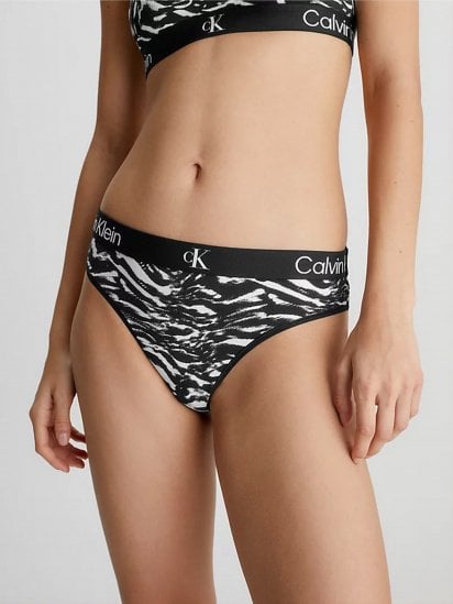 Набор трусов Calvin Klein Underwear Modern Thong модель 000QD3990E-BIK — фото - INTERTOP