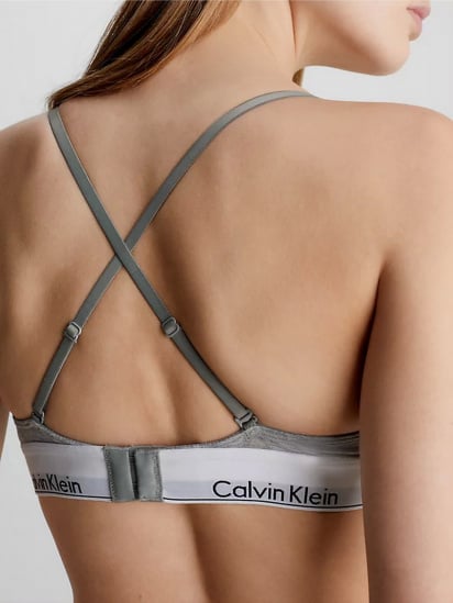 Бюстгальтер Calvin Klein Underwear Modern Cotton модель 000QF1061E-020 — фото 3 - INTERTOP