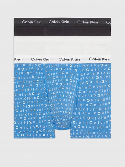 Набор трусов Calvin Klein Underwear 3 Pack Trunks - Cotton Stretch модель 0000U2662G-H4Y — фото - INTERTOP