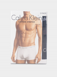 Чёрный - Набор трусов Calvin Klein Underwear 3p Low Rise Trunk