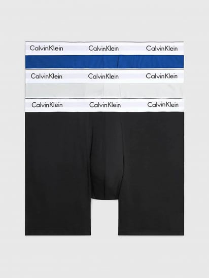 Набір трусів Calvin Klein Underwear 3 Pack Boxer Briefs - Modern Cotton модель 000NB2381A-GW4 — фото - INTERTOP