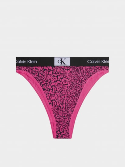 Труси Calvin Klein Underwear High Waist Brazilian модель 000QF7223E-GNI — фото 4 - INTERTOP