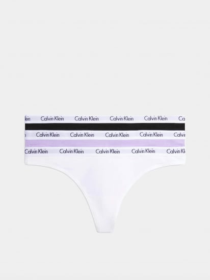 Набор трусов Calvin Klein Underwear Thong модель 000QD3587E-HVN — фото - INTERTOP