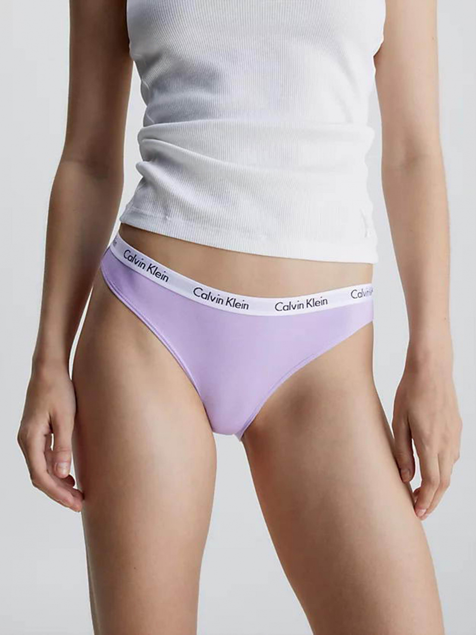 Набор трусов Calvin Klein Underwear 3 Pack Bikini Briefs - Carousel  000QD3588E-HVN для женщин, цвет: Белый/чёрный - купить в Киеве, Украине в  магазине Intertop: цена, фото, отзывы