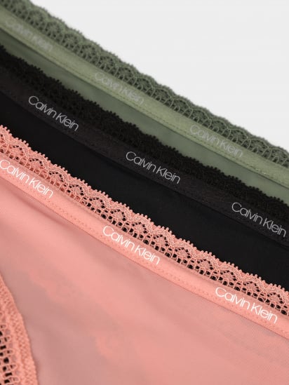 Набор трусов Calvin Klein Underwear Thong модель 000QD3802E-I21 — фото 3 - INTERTOP