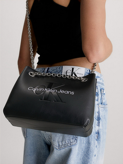Кросс-боди Calvin Klein Sculpted Shoulder Bag 24 Mono модель K60K607831-0GJ — фото 4 - INTERTOP
