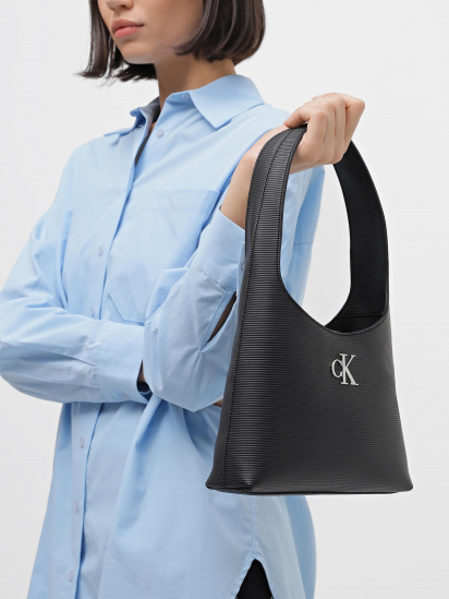 Хобо Calvin Klein Minimal Monogram Shoulder Bag T модель K60K611212-BDS — фото 4 - INTERTOP