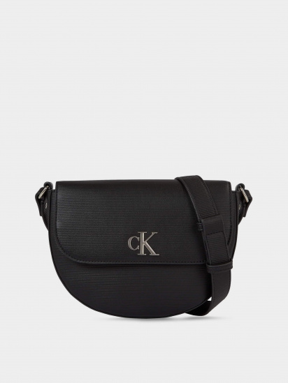 Кросс-боди Calvin Klein Minimal Monogram Saddle Bag22 модель K60K611226-BDS — фото - INTERTOP