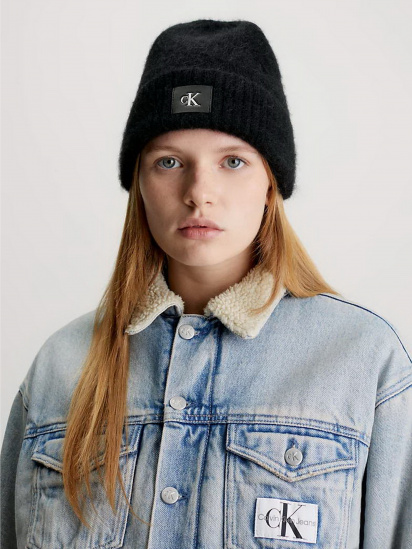 Шапка Calvin Klein Minimal Monogram Beanie модель K60K611257-BDS — фото 3 - INTERTOP