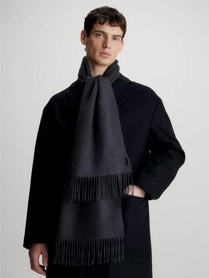 Шарф Calvin Klein Classic Wool Woven Scarf модель K50K511008-PC9 — фото - INTERTOP