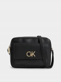 Чорний - Крос-боді Calvin Klein Re-Lock Camera Bag W/Flap