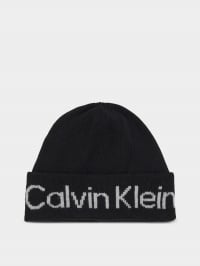 Чёрный - Шапка Calvin Klein Logo Reverso Tonal Beanie