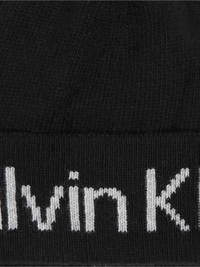 Шапка Calvin Klein Logo Reverso Tonal Beanie модель K60K611151-BAX — фото 3 - INTERTOP