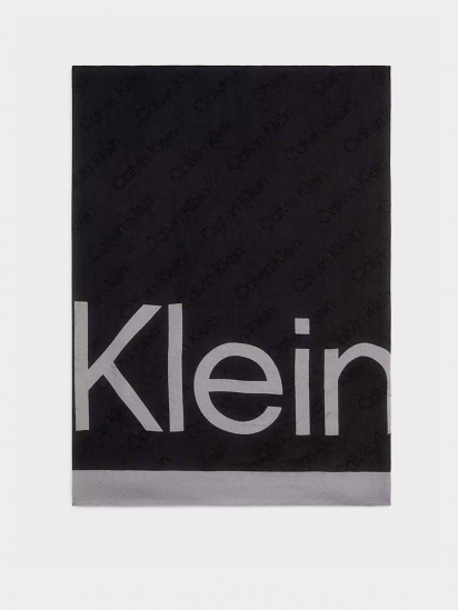 Шарф Calvin Klein Aop Logo Jaquard Scarf модель K60K611125-BAX — фото - INTERTOP