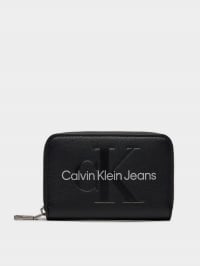 Чорний - Гаманець Calvin Klein Sculpted Med Zip Around Mono