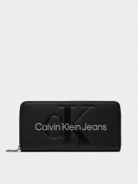Чорний - Гаманець Calvin Klein Sculpted Mono Zip Around Mono
