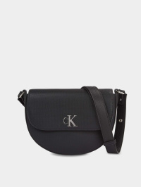 Чёрный - Кросс-боди Calvin Klein Minimal Monogram Saddle Bag22 T