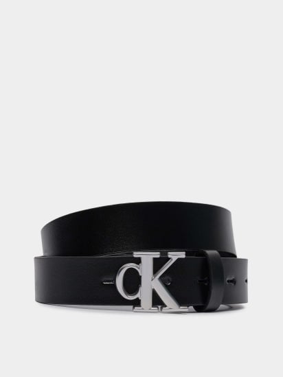 Ремень Calvin Klein Round Mono Plaque Lthr Belt 25Mm модель K60K611988-BEH — фото - INTERTOP