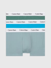 Блакитний - Набір трусів Calvin Klein Underwear 3P Low Rise Trunk