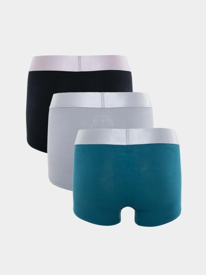 Набір трусів Calvin Klein Underwear 3 Pack Trunks Steel Cotton модель 000NB3130A-NA9 — фото - INTERTOP