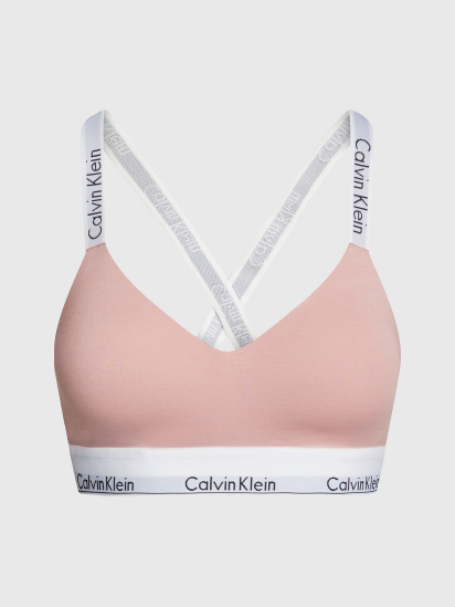 Бюстгальтер Calvin Klein Underwear Lght Lined Bralette модель 000QF7059E-TQO — фото 4 - INTERTOP