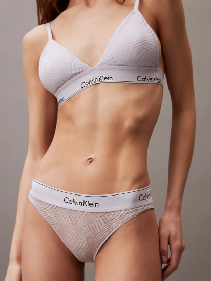 Бюстгальтер Calvin Klein Underwear Modern Lace модель 000QF7077E-LL0 — фото 4 - INTERTOP