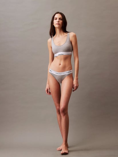 Бюстгальтер Calvin Klein Underwear Lightly Lined Bralette модель 000QF7586E-P7A — фото 3 - INTERTOP
