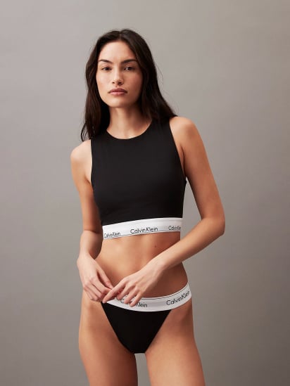 Топ Calvin Klein Underwear Modern Cotton модель 000QF7626E-UB1 — фото 4 - INTERTOP