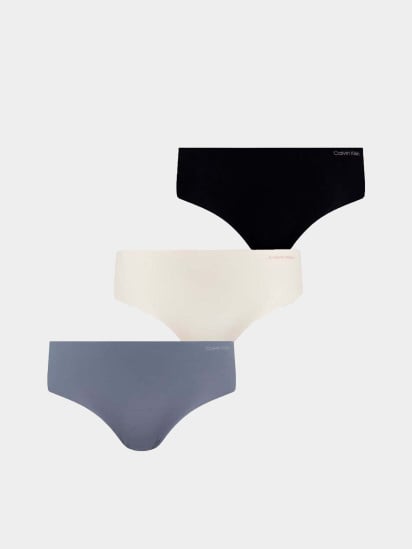 Набор трусов Calvin Klein Underwear 3 Pack Hipster Panties - Invisibles модель 000QD3559E-NP0 — фото - INTERTOP