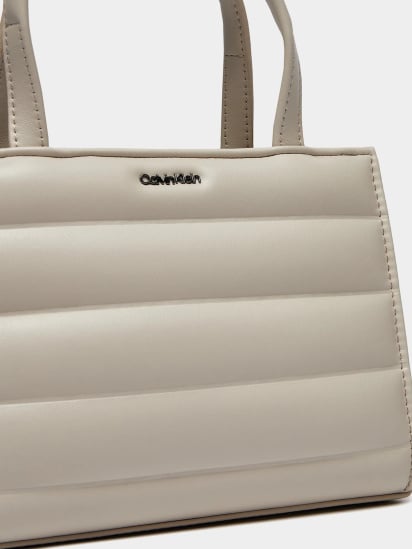 Сумка Calvin Klein Line Quilt Mini Tote модель K60K612116-PEG — фото 4 - INTERTOP