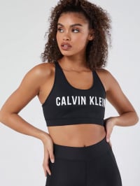 Чёрный - Топ спортивный Calvin Klein
