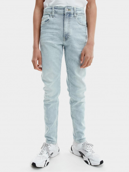 Зауженные джинсы Calvin Klein модель IB0IB00414-1A4 — фото - INTERTOP