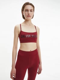 Красный - Топ спортивный Calvin Klein