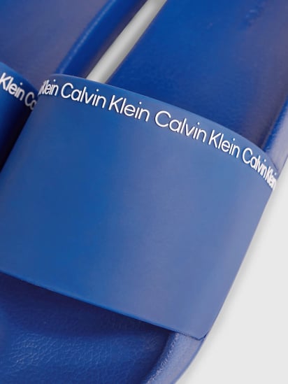 Шлепанцы Calvin Klein Pool Slide Rubber модель HM0HM00981-C41 — фото 5 - INTERTOP