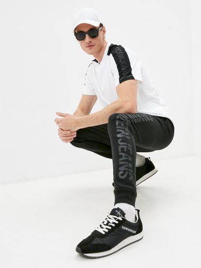 Штаны спортивные Calvin Klein Jeans модель J30J317995_BEH — фото 4 - INTERTOP
