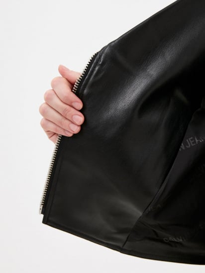 Куртка кожаная Calvin Klein Jeans модель J20J216264_BEH — фото 5 - INTERTOP