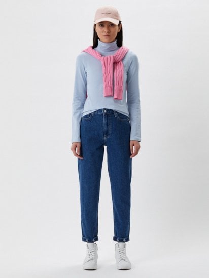 Водолазка Calvin Klein Jeans Micro Branding Ls Roll Neck модель J20J216784_C1U — фото 4 - INTERTOP