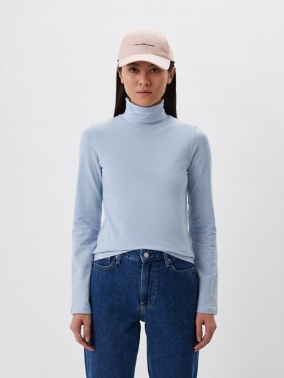 Водолазка Calvin Klein Jeans Micro Branding Ls Roll Neck модель J20J216784_C1U — фото - INTERTOP